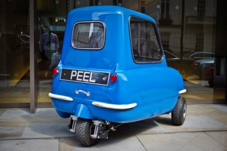 Blue Peel P50 vehicle